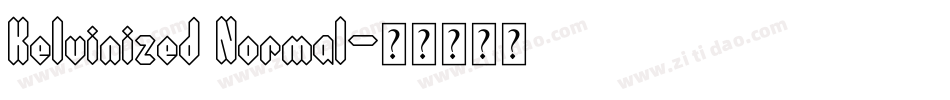 Kelvinized Normal字体转换